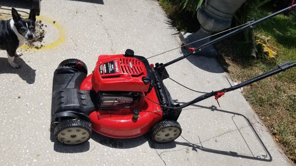 troy built tb230 self propelled mower