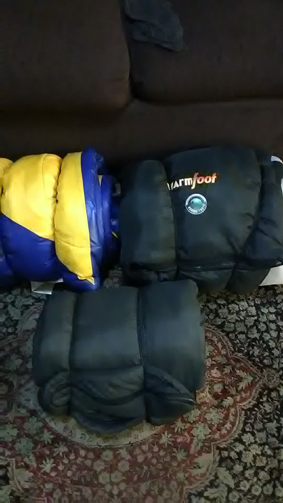 3 sleeping bags