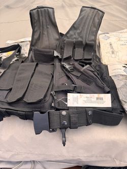 Various Holsters, Vest And Accessories