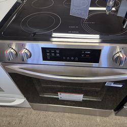 Brand new Frigidaire slide inn electric range stainless steel warranty 1 year Financing With Snap If You Qualify