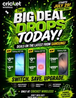 📱 Samsung Galaxy Deals at Cricket Wireless – Starting July 29! 🔥