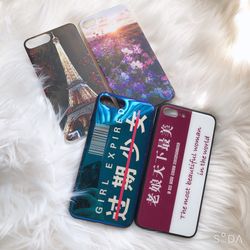 Cute cool iphone 8 plus case set of 4