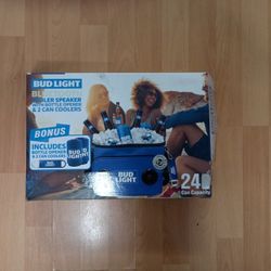 Bud Light Cooler With Speakers 