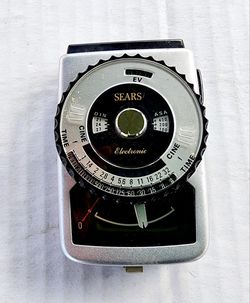 Vintage Sears Camera Photography Electronic Meter w/ Leather Case