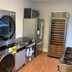 BOSH REFRIGERATOR 36” French Door, STOVE 30” MICROWAVE 30”DISHWASHER 24” OPEN BOX 