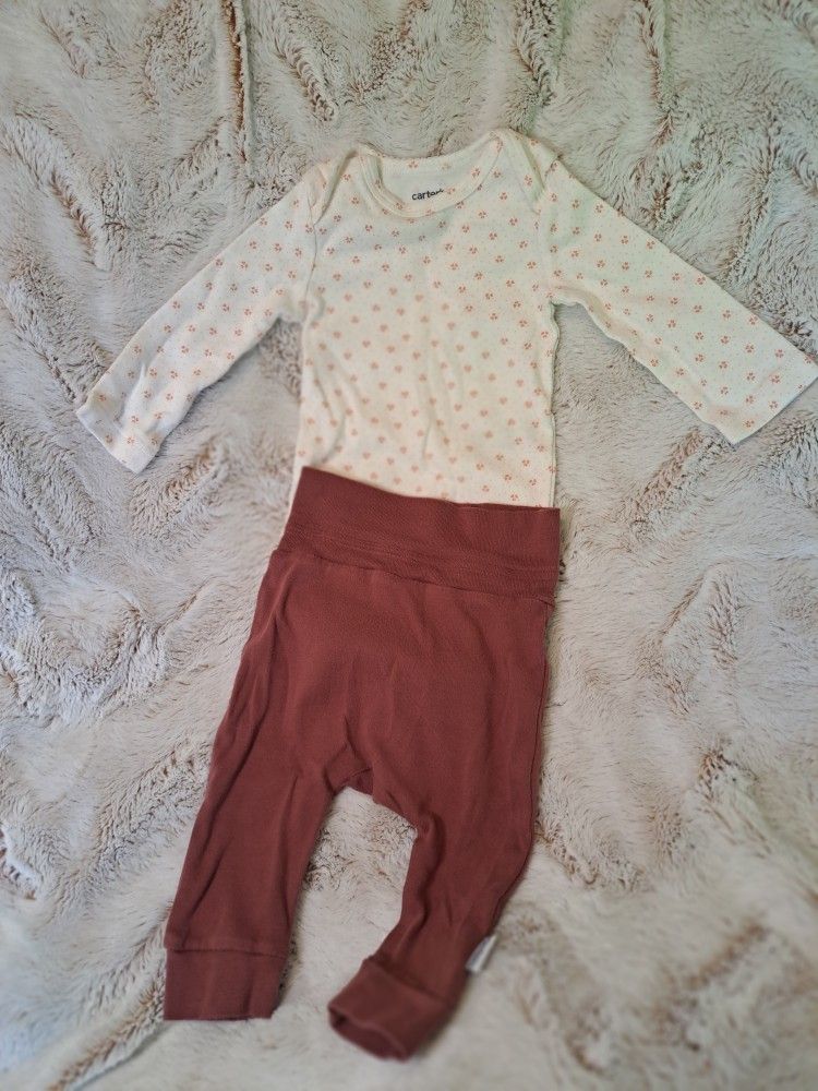 Baby Onesie And Pants Outfit