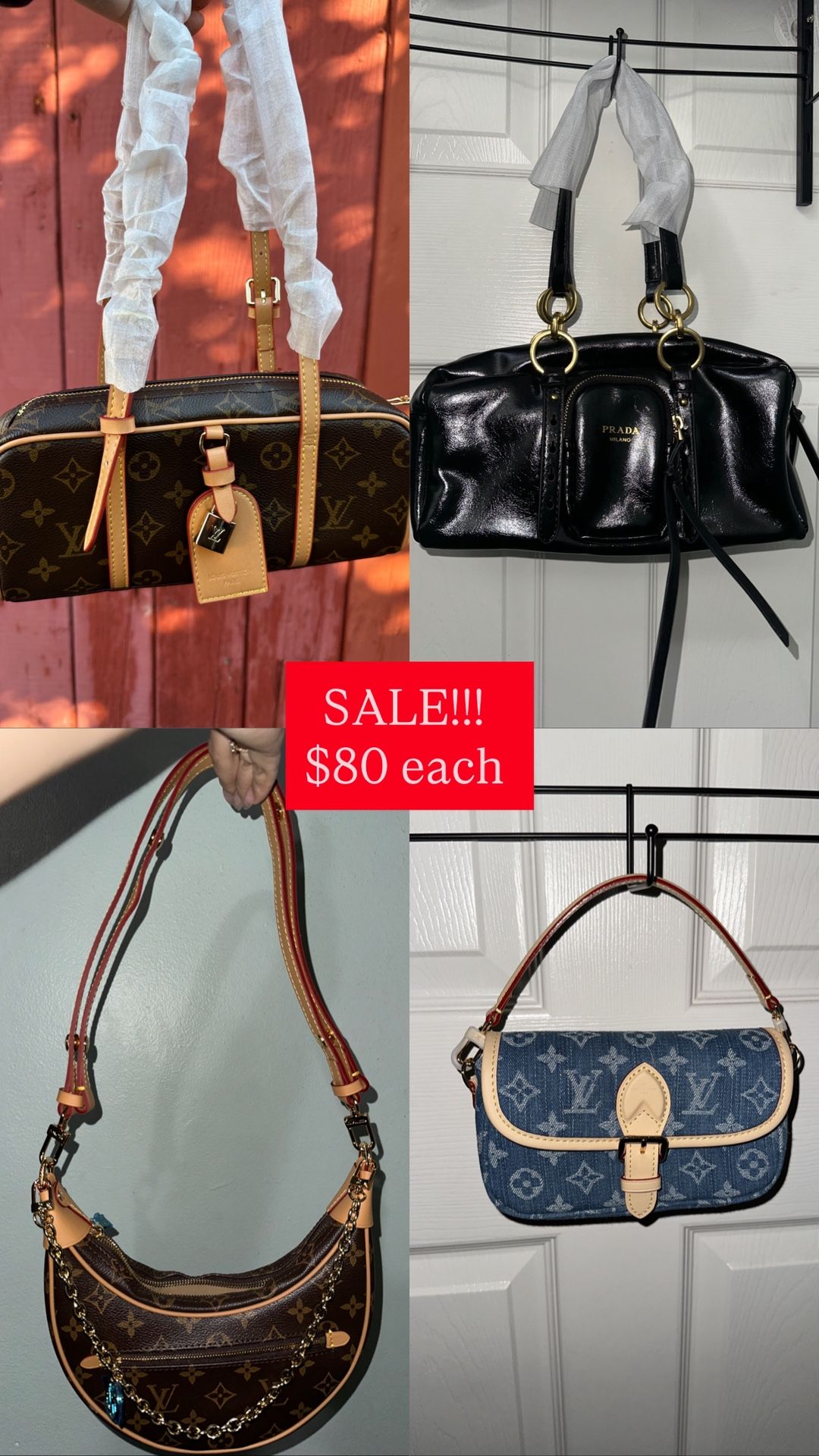 Designer Bags For Sale!!