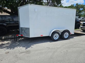 Trailer 6x12 +2ft v nose, in excellent condition, pulls amazing no leaks 6ft height interior clean documentation in hand ✋️ READ DESCRIPTION FIRST, LE