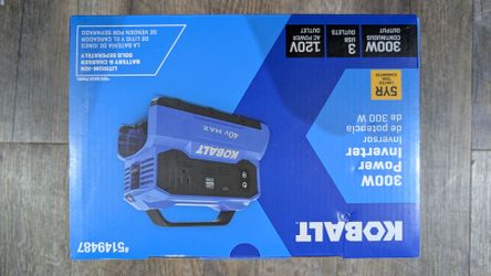 Kobalt 40V Max 300W Power Inverter