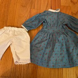 Pleasant Company American Girl Doll Kirsten’s Meet Dress With Underwear 