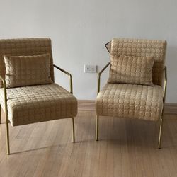 CINDY CRAWFORD , CHAIRS; SET OF TWO.