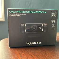 Brand New Sealed Logitech C922 Pro HD Stream Webcam