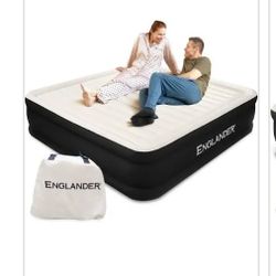 20" California king size air mattress with built-in dual pump brand new in the box Asking $100 Retail $160+tax At Amazon 