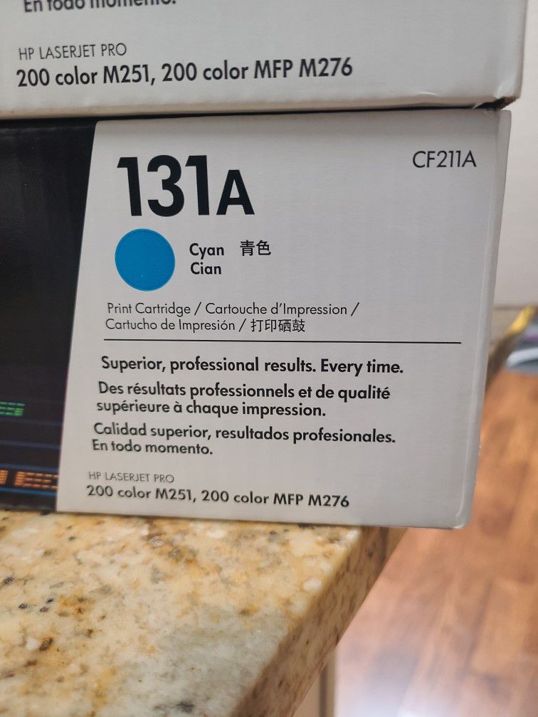 HP INK Cartridge  CF211A. Cyan