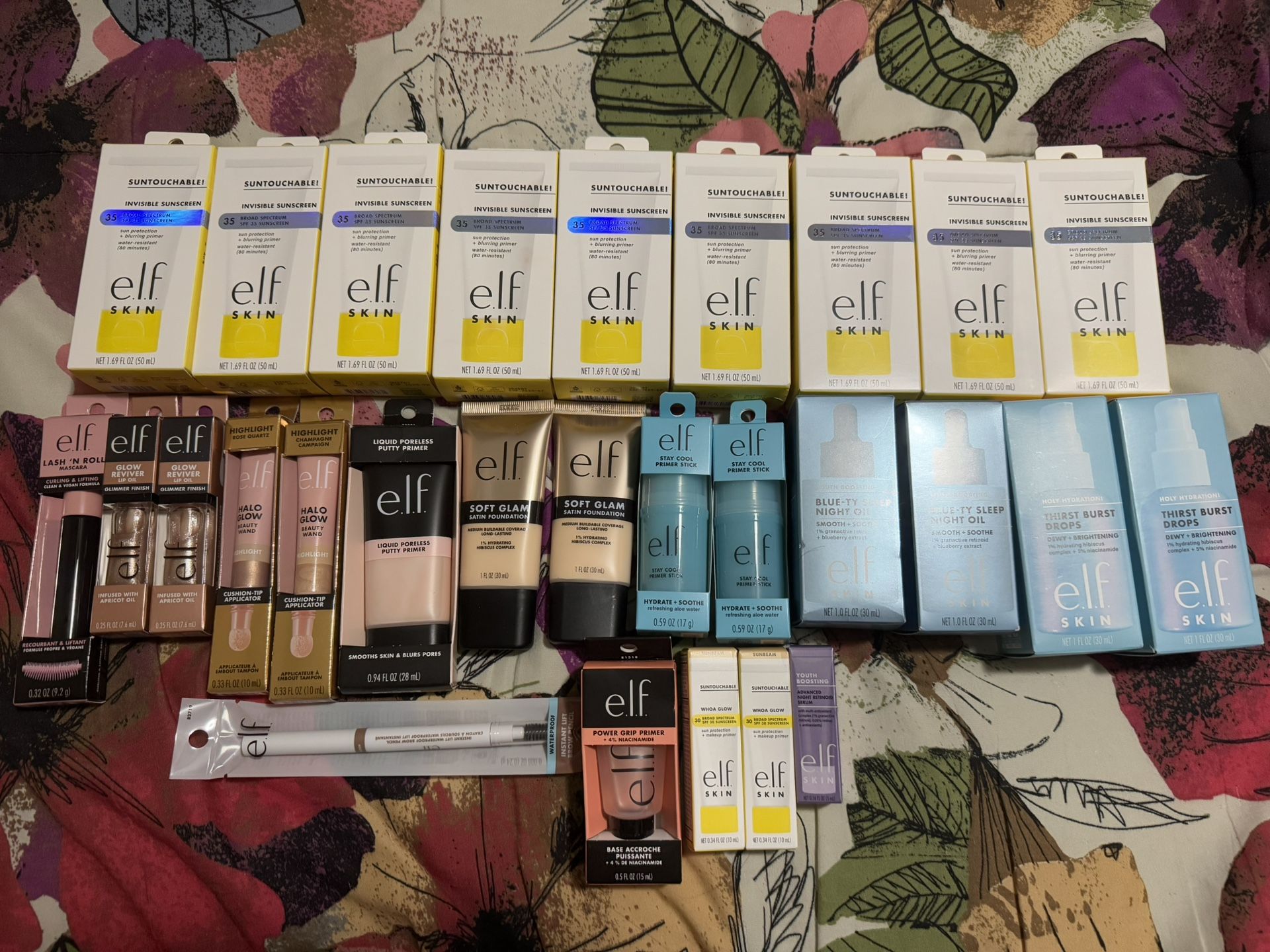 E.L.F Products Skin Care Make Up Sunscreen All Brand New Never Use