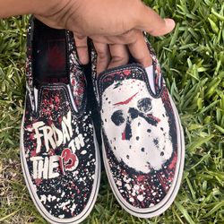 Friday The 13th Halloween Vans 