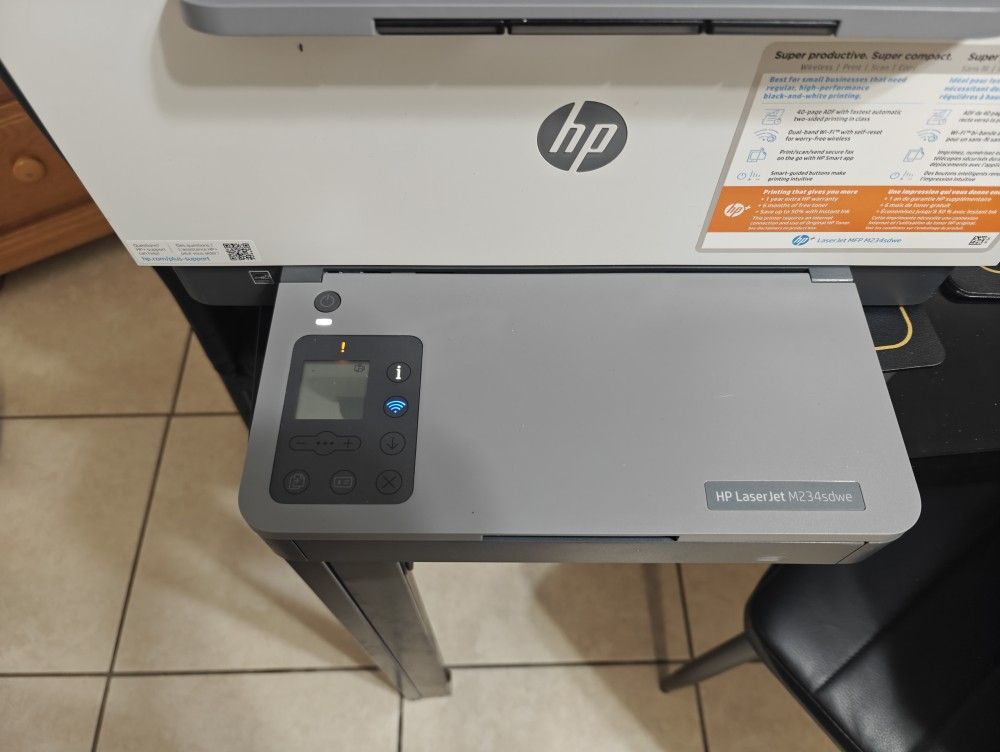 Printer HP Laser jet MFP M234sdwe