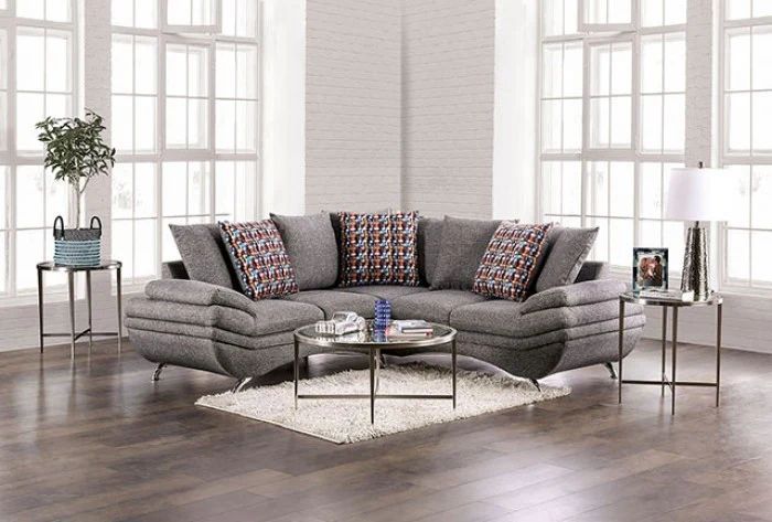 Contemporary Sectional (Grey)