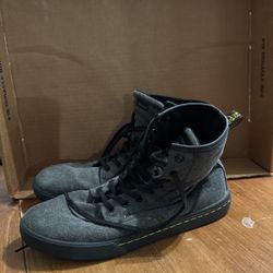 Gray Dr. Martens Shoes