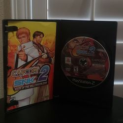 Capcom vs SNK 2 (Sony Playstation 2) Mark of The Millennium 2001 * Tested & Works *