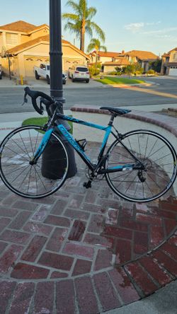 Cannondale bike with helmet