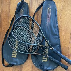 Lot Of 2 Wilson Sledge Hammer 2.8 Tennis Racket Grip Size 4 1/4 And 4 1/8