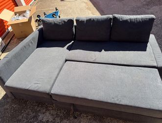 IKEA Lshaped sofa with storage and sofa bed