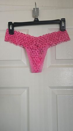 Victoria secret thong string m medium pink new