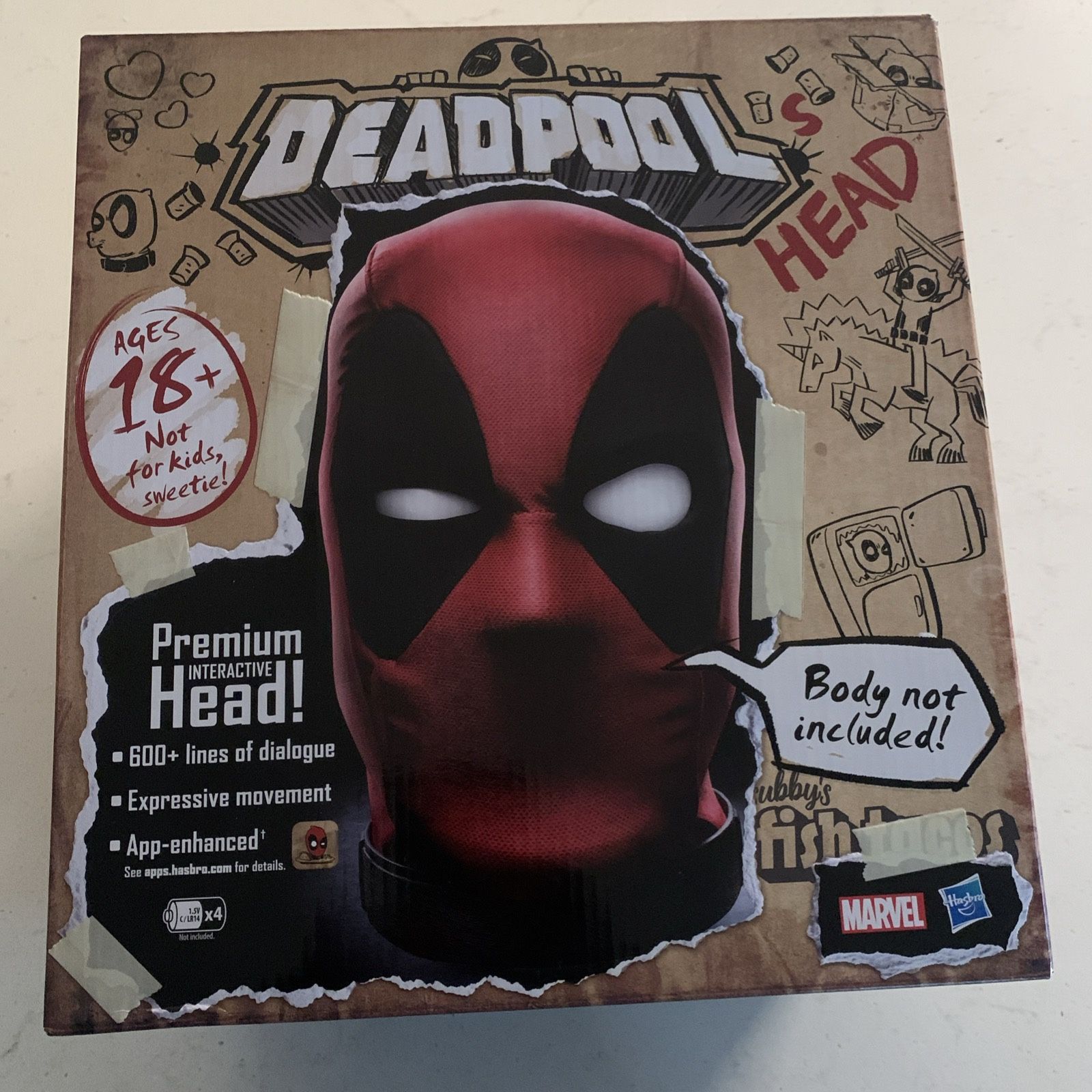Marvel Legend Interactive Deadpool Head