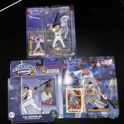 Cal Ripken Jr. Starting Lineup Action Figures Lot (New in Package)