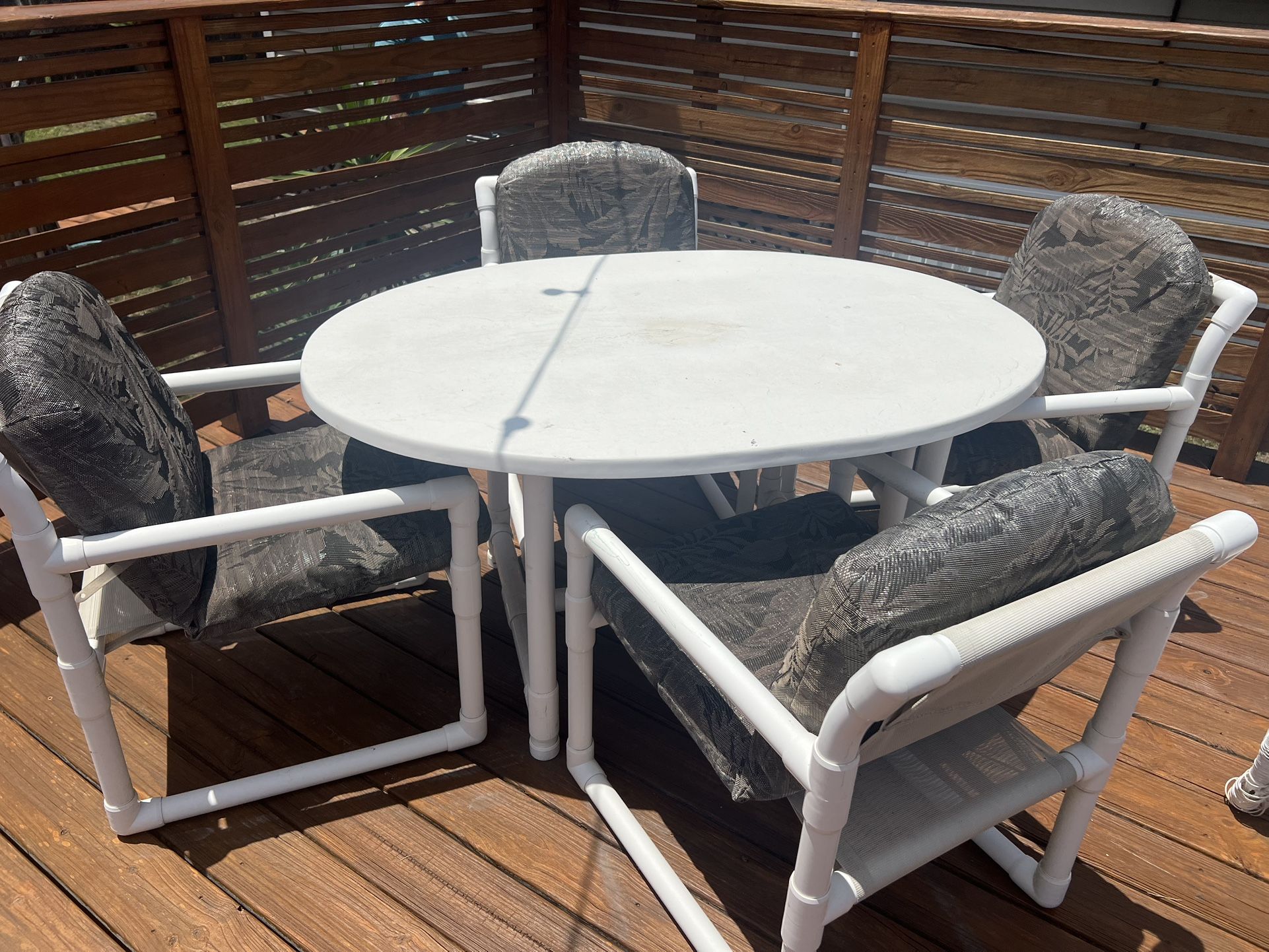 PVC Patio Set