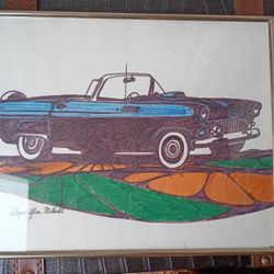 Drawing Of 1956,T Bird