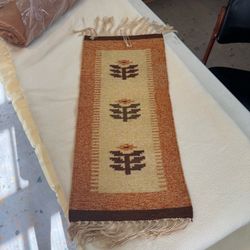 Vintage Indian Rug / Table Runner