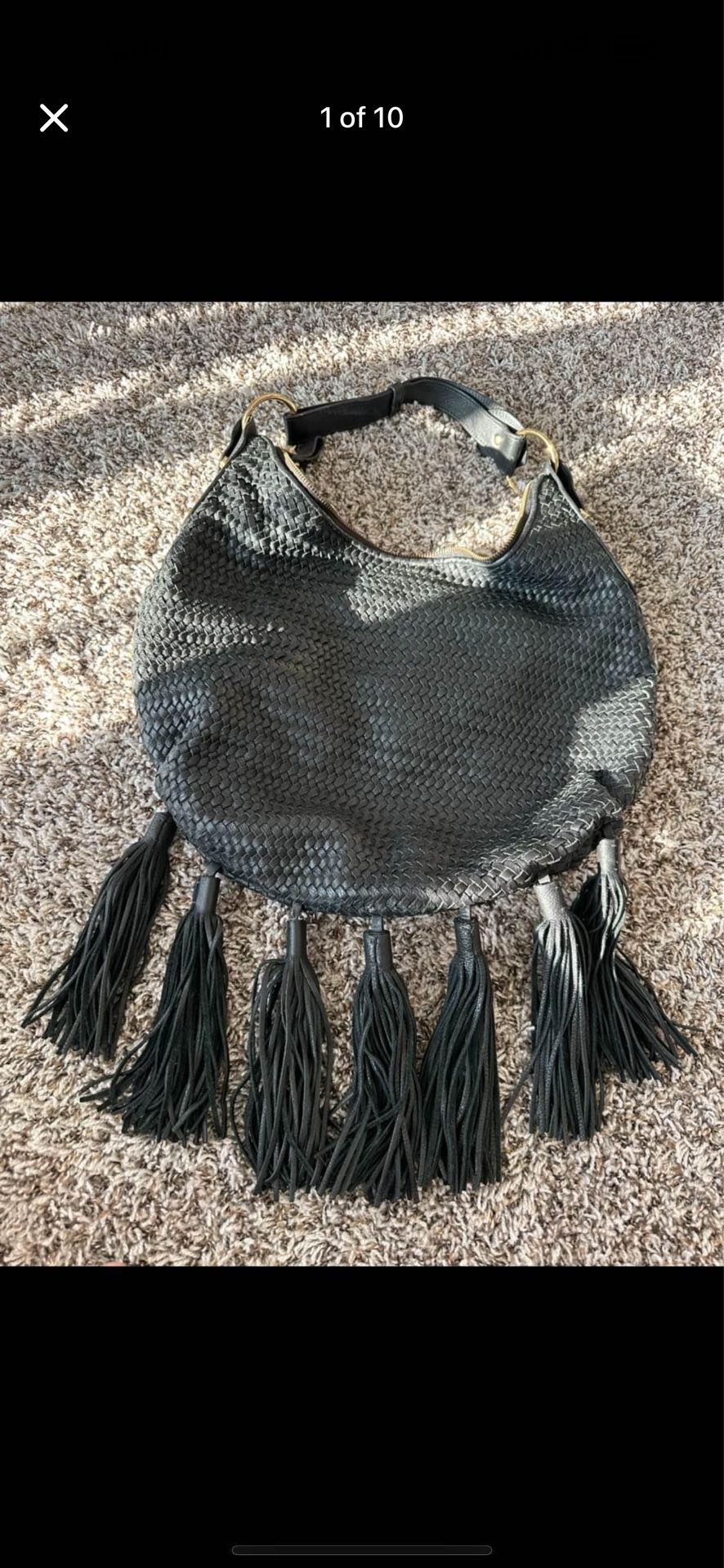 Vera Pelle Italian Leather Shoulder Bag