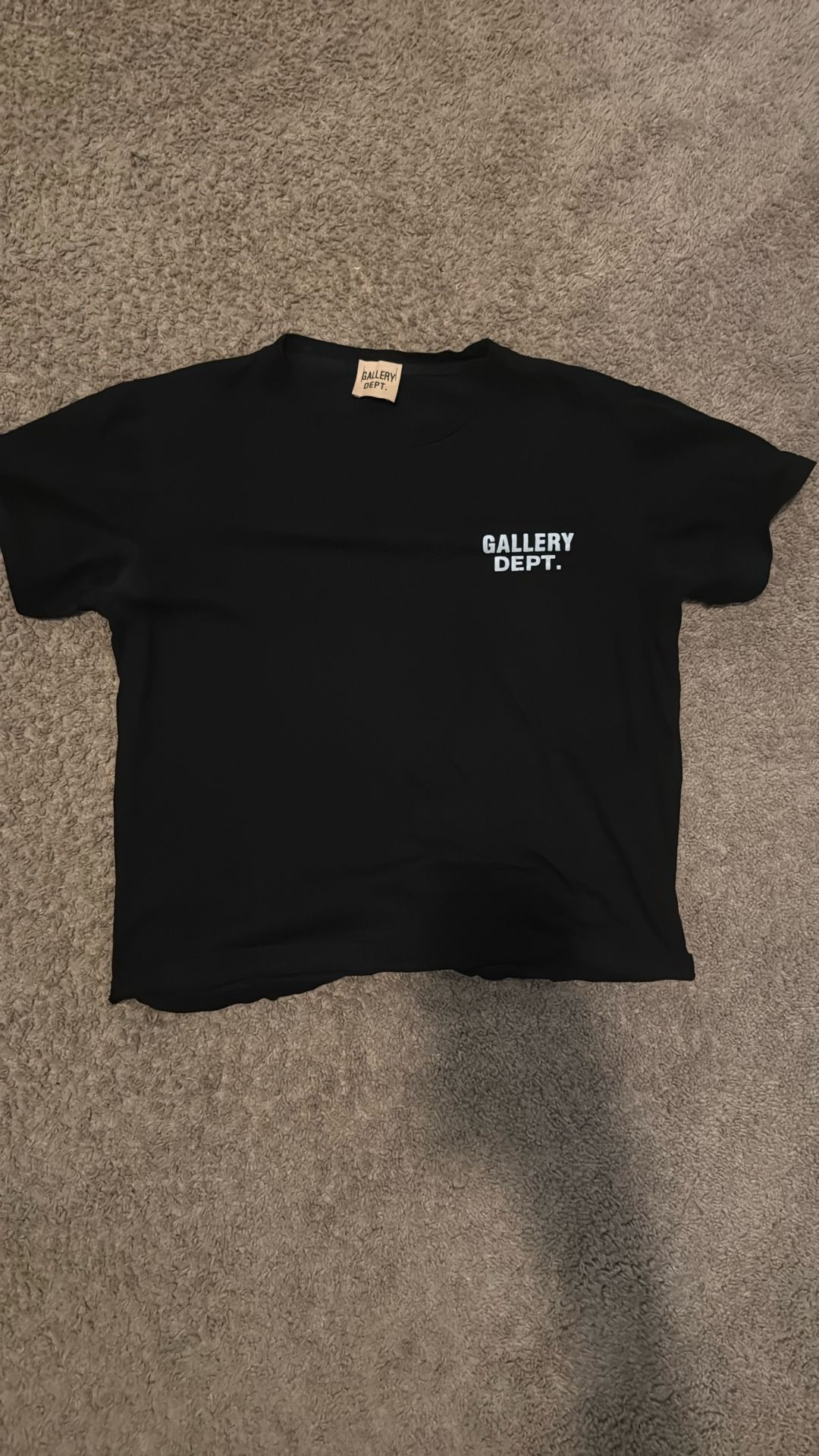 Gallery Dept Black Shirt Size Small