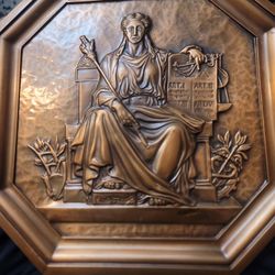 Copper Plaque - Law Collectible 