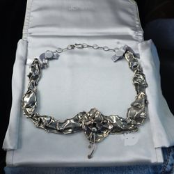 Vintage Markzs Streling Sivler 925 Necklace 40gs Of Silver