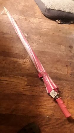 Red white stripe umbrella