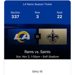 Rams Vs Saints