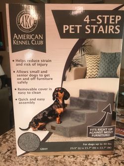4 step dog stairs