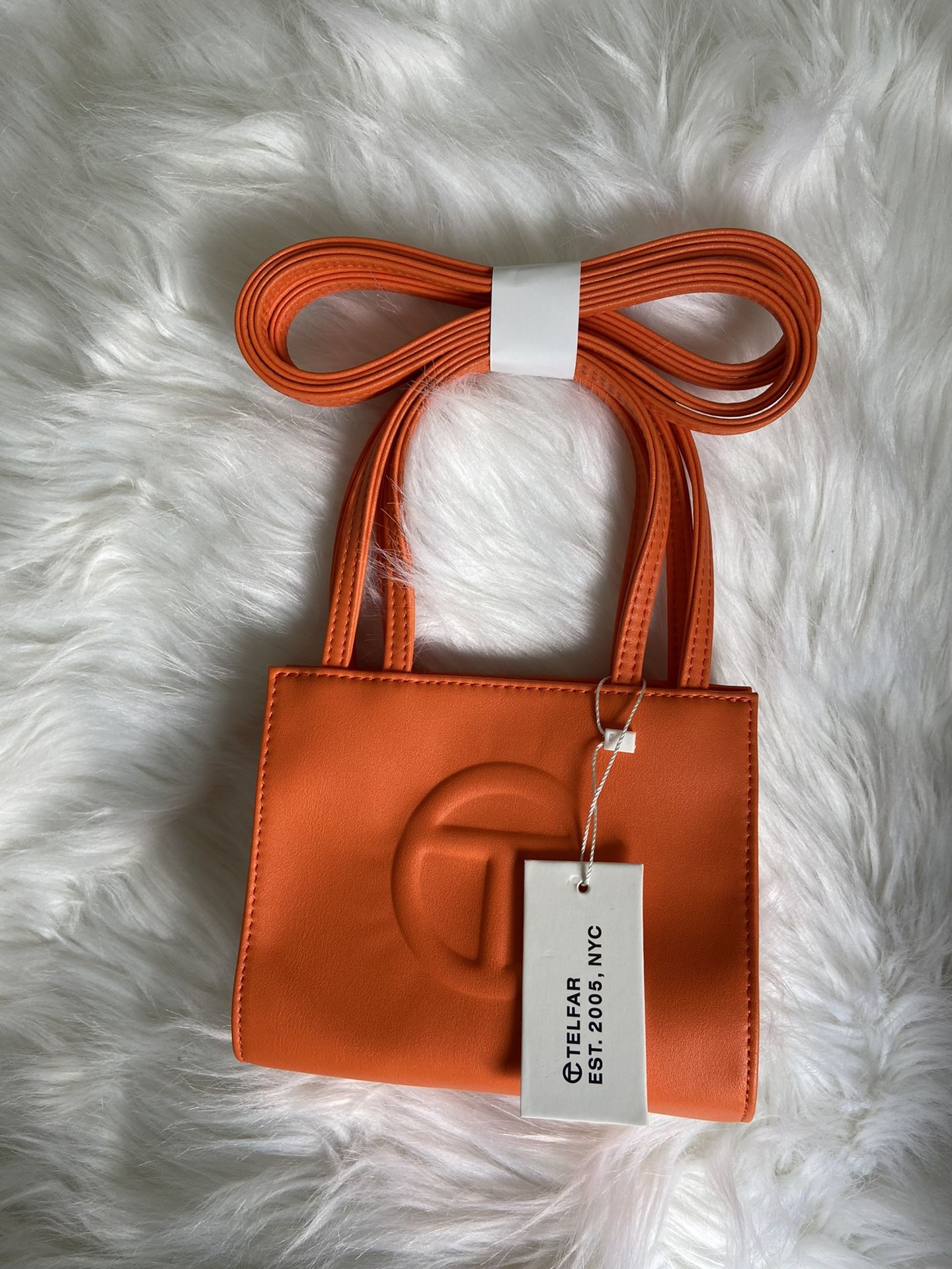 Orange Telfar Bag