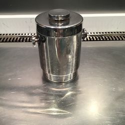 Your personal silver insulated ice bucket