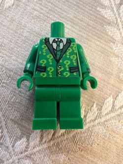 LEGO Batman Riddler Green Question Mark Suit Torso Legs