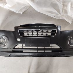 Complete Front Bumper With Grilles & Fog Lights For 2014 2015 2016 Chevy Chevrolet Trax 