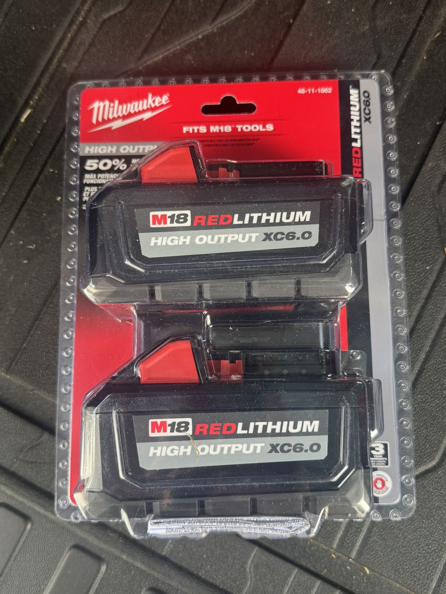 Milwaukee M18 6.0 batteries