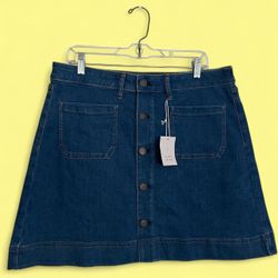 Lauren Conrad A-Line Denim Skirt