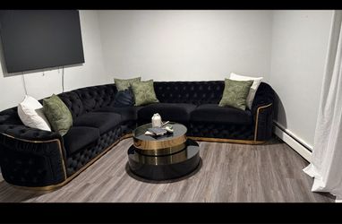 Black sofa