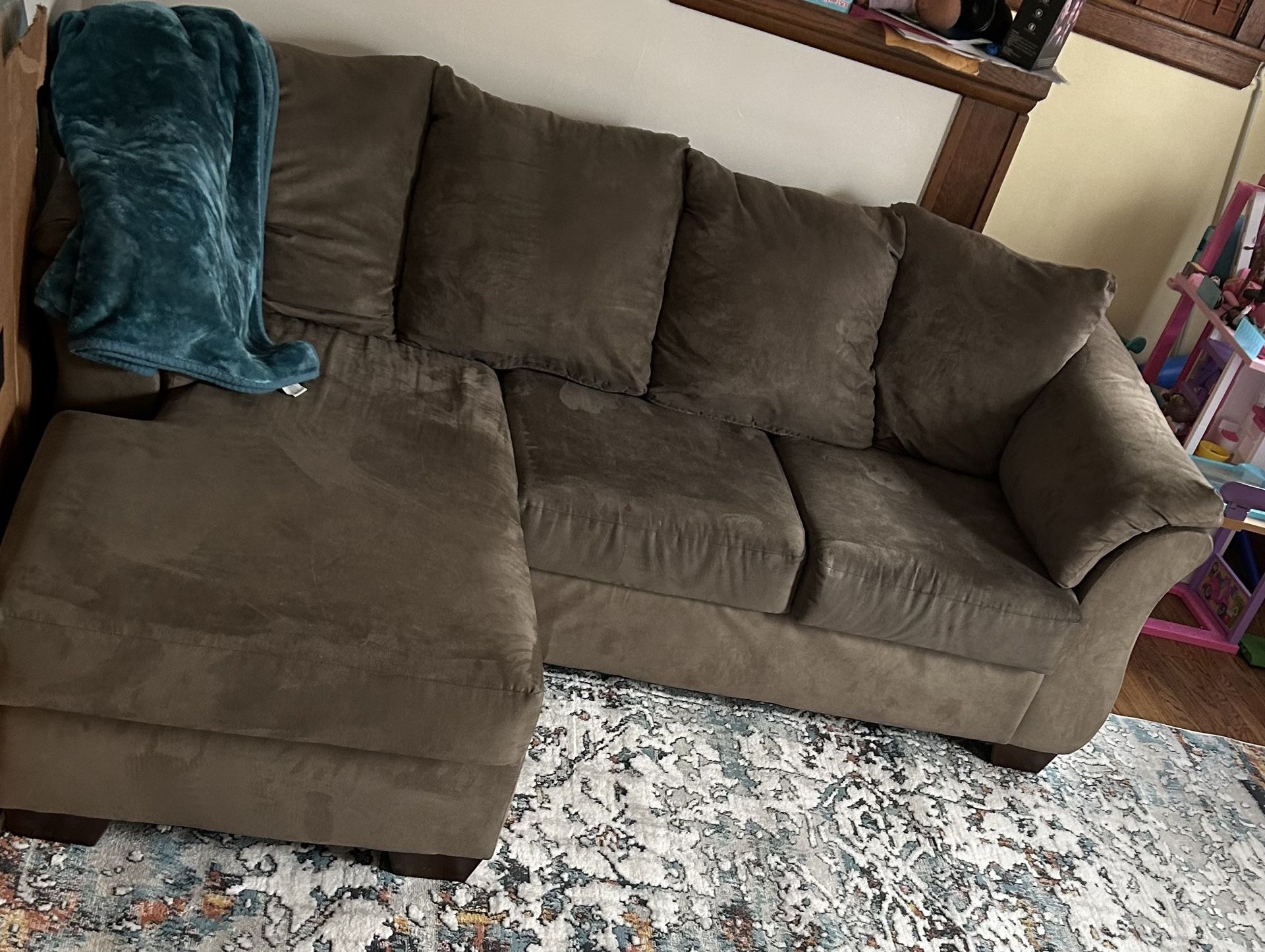 Used Gray Couch 