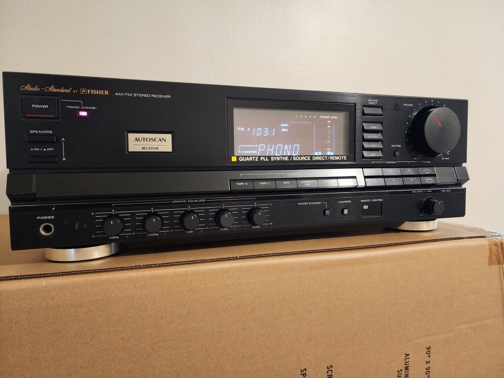 Fisher RS-914A Studio Standard Autoscan Receiver Stereo Amplifier Tuner