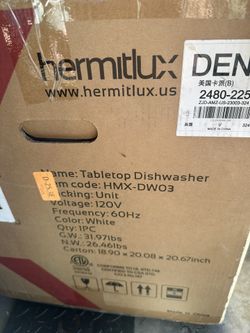 Table Top Dishwasher